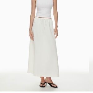 Aritzia Babaton Consensus Skirt Light Birch Maxi High Rise Size S